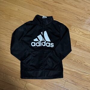 Kids Adidas Black Track Jacket
